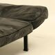 Daybed by Zanotta in black leather