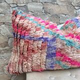 Magnifique coussin Kilim berbère vintage du Maroc