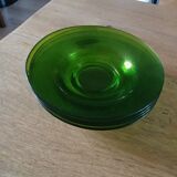 4 assiettes creuses en verre
