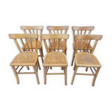 Ensembles de 6 chaises de bistrot