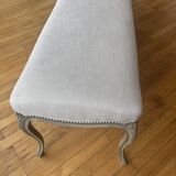 Linen fabric bench Pierre Frey