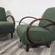 Fauteuils de Jindrich Halabala, années 1940, ensemble de 2
