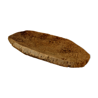 Fruit cut in bark 59x29cm
