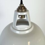 Vintage Industrial Beige Painted Ceiling Lamp, 2000s
