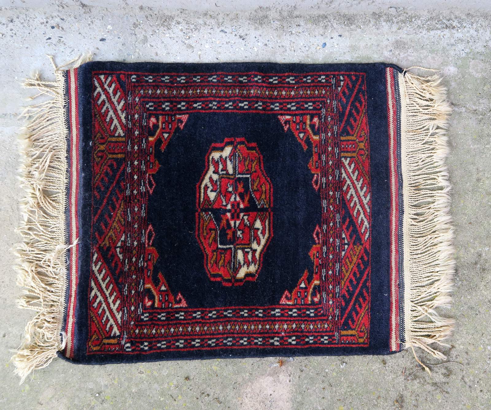 Lot of 4 small vintage Persian rugs