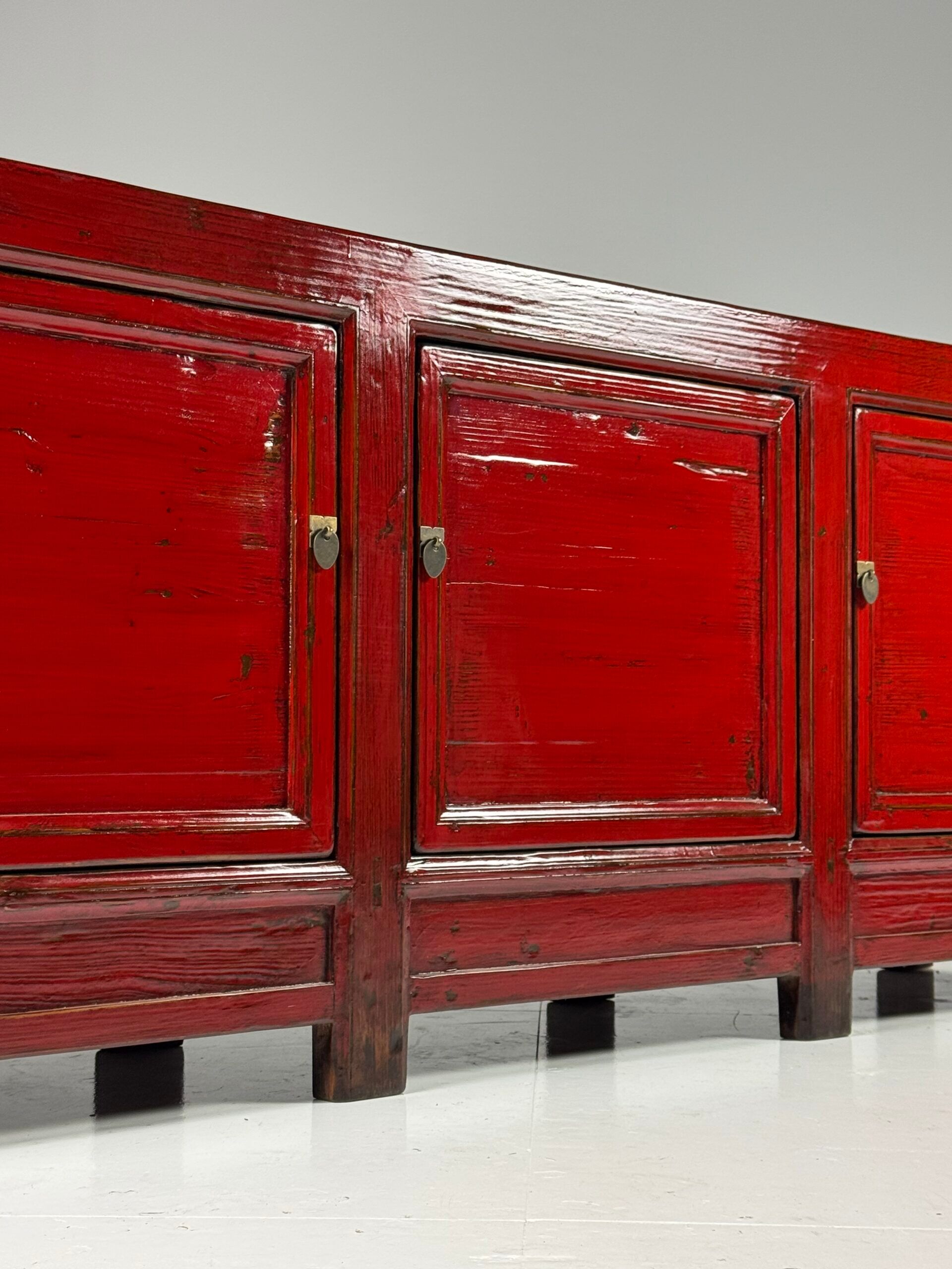 Chinese sideboard red