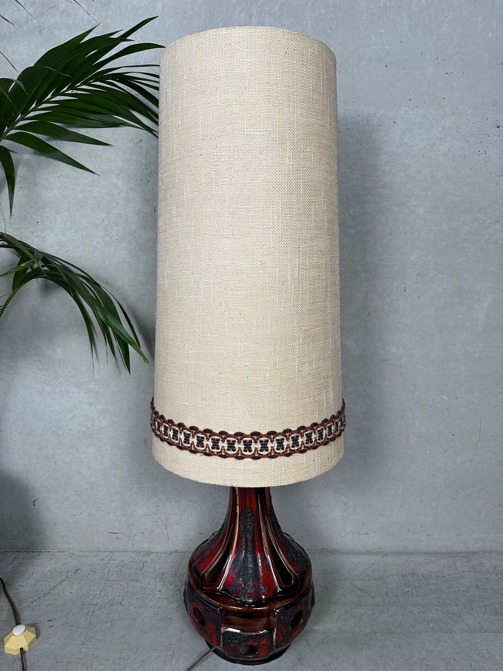 Vintage XL fat lava floor lamp