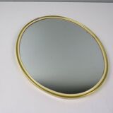 Vintage oval mirror – gold and elegance from the 50s and 60s
