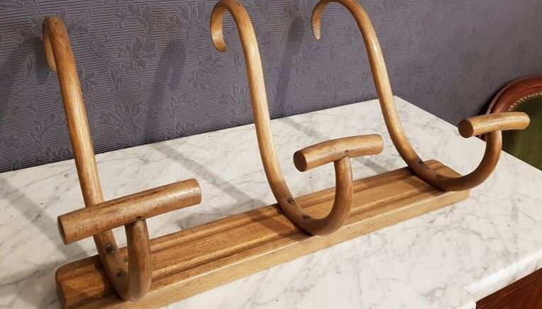 Thonet stamped wall coatrack