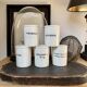 Set of 11 pharmacy jars