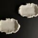 Meissen porcelain shell-shaped bowls, early 19th century, Germany
