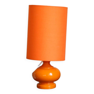 Lampe orange vintage