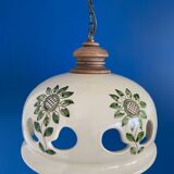 Green flower ceramic suspension