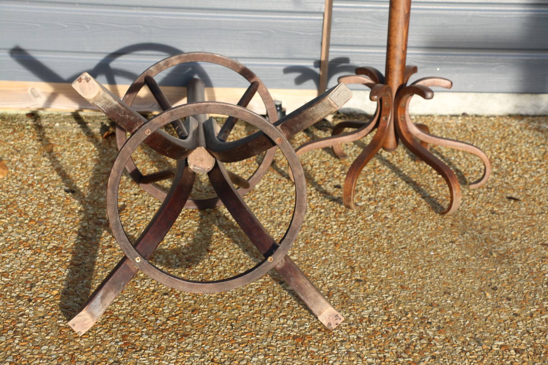 BAUMANN parrot coat rack dark beech umbrella stand