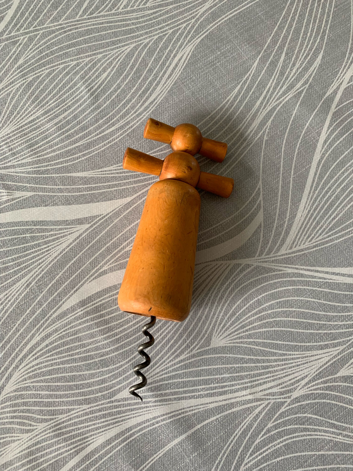 Wooden corkscrew