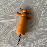 Wooden corkscrew