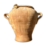 Ancient terracotta pottery jar from the 19th century