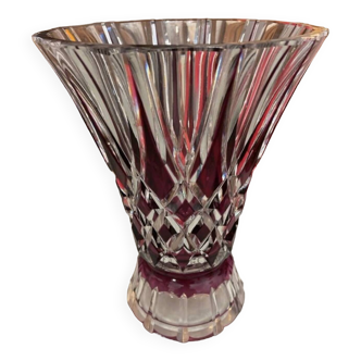 Large Saint Louis crystal vase