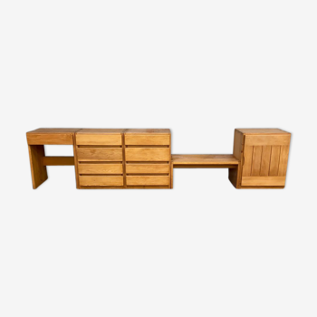 Charlotte Perriand storage set for Les Arcs 1600