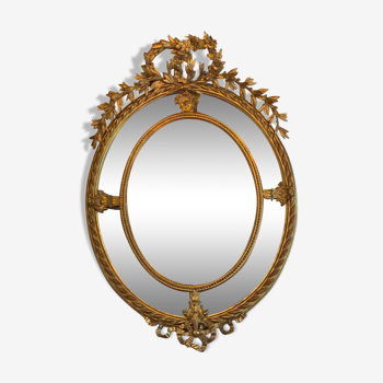 Mirror Louis XVI gilded 19th century 150x100cm