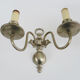 Pair of Dutch wall lamps Flemish 2-branched. Year 40 50