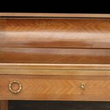 Charming desk with a blond wood structure. Work from the Faubourg (early 20th century).