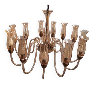 De Majo Chandelier Vintage Murano Elegante