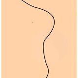 Abstract illustration "The sublime" femininity series