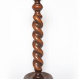 Pedestal column turned wood