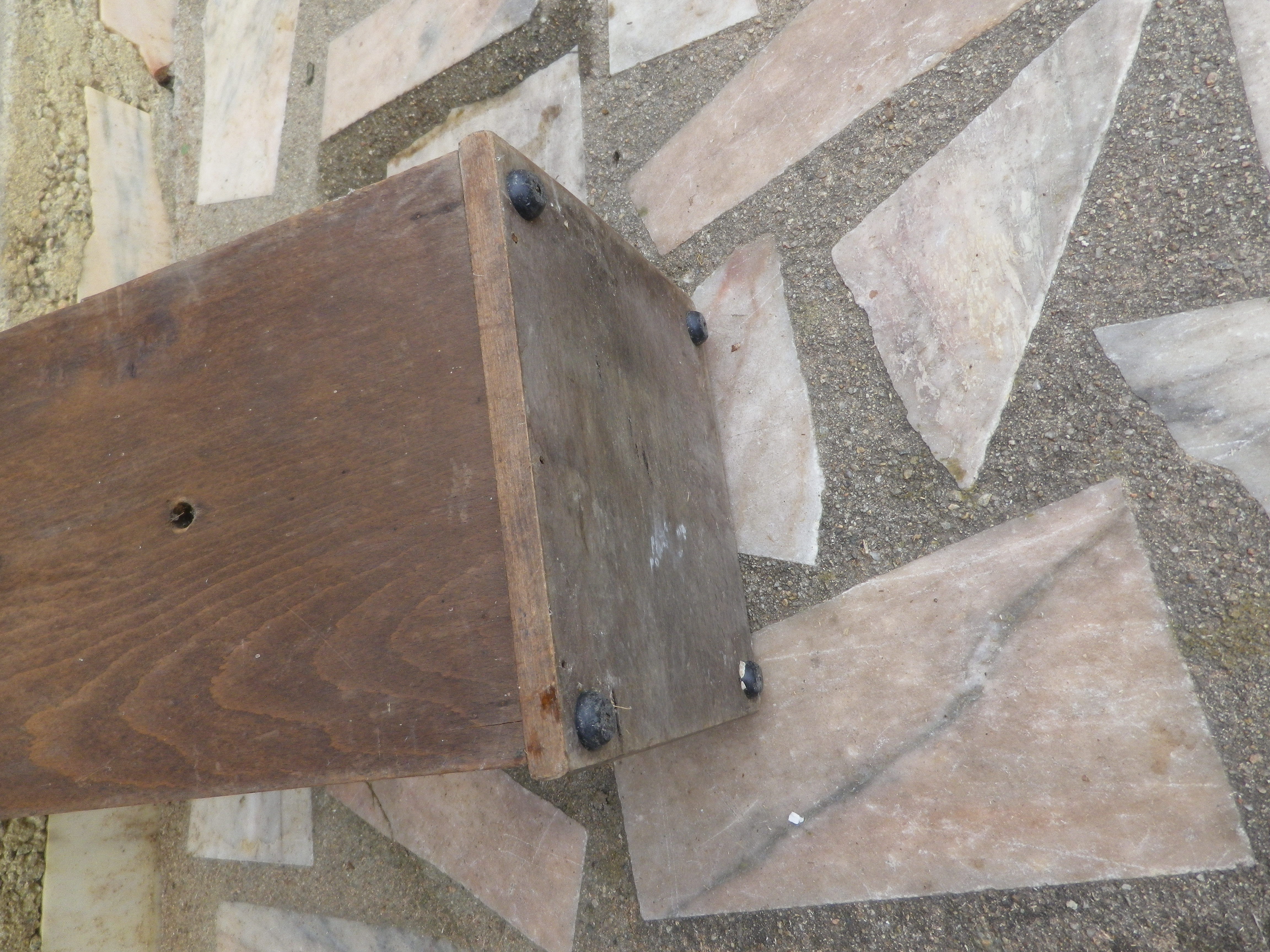 Old bread hutch in chene