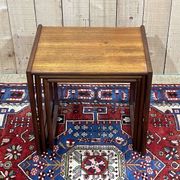 Set of 3 teak nesting tables from the GPlan brand from the 1970s - Series D