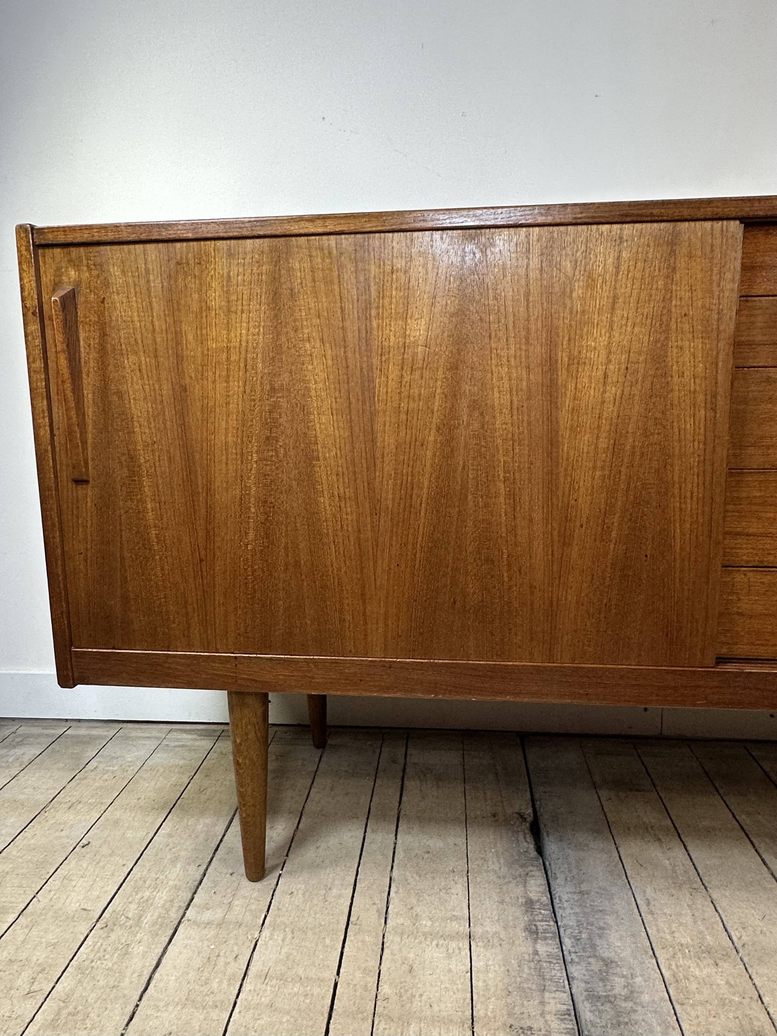 Vintage Scandinavian teak sideboard 1970s