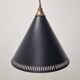 Bent Karlby for Lyfa, “Kegle” Pendant Lamp, Denmark, 1970s