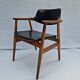 Erik Kirkegarrd teak office chair for Stolefabrik / Povl Dinesen, Denmark