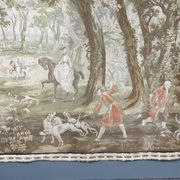 Tapisserie murale « Scène de chasse », style Louis XV, XXe siècle