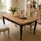 Table style regence en chene massif