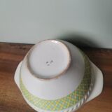 Numbered vintage ear and tile bowl
