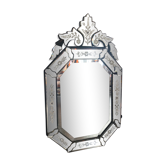 Murano Venetian mirror late 19th century - 90 x 56 cm
