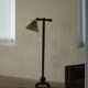 Scandinavian Funkis floor lamp with original shade, Denmark, Art Deco, 1930s