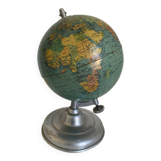 Globe terrestre vintage 1962 mappemonde Taride - 25 cm