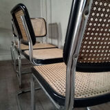 4 chairs cesca B32 Marcel Breuer