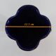 Midnight blue earthenware vase, "fives lille" - early twentieth century