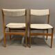 Paire de chaises "design scandinave" 1950