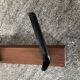 Porte manteau scandinave en teck et métal années 50-60