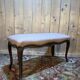 Louis XV style piano bench in pink fabric