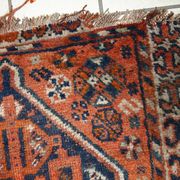 Tapis Antique Shiraz en Laine, Début du XXe Siècle, Élégance Historique