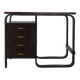 Giuseppe Pagano Pogatschnig Italian Dark Wood Desk for Gino Maggioni, 1940s
