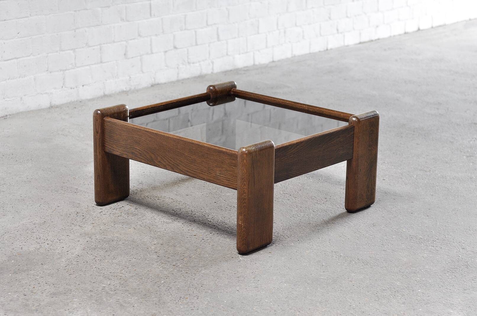 Vintage Italian Modernist Coffee Table in the style of Tobia Scarpa, 1960s