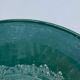 Vase signé de la verrerie de Biot couleur Vert d’Eau