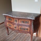 Commode sauteuse style Louis XV, époque XIXème